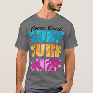 ココアビーチフロリダサーフィンサーファーサーフビーチOc Tシャツ