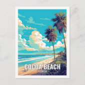 ココアビーチフロリダ有名な旅行スポット ポストカード (正面)