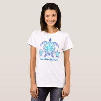 ココアビーチフロリダ海ブルーシータートルサミナリー Tシャツ