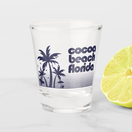 ココアビーチフロリダ ショットグラス (正面)