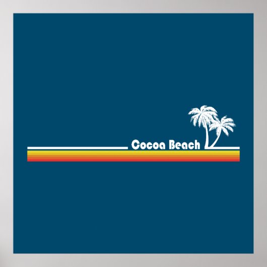 ココアビーチフロリダ ポスター (正面)