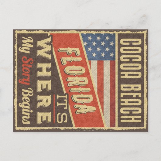 ココアビーチフロリダ ポストカード (正面)