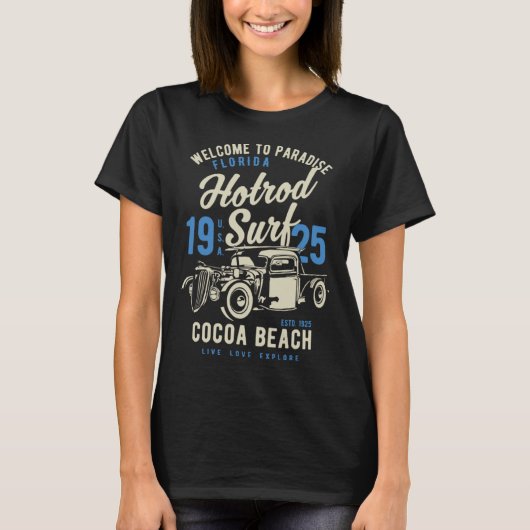 ココアビーチフロリ改造ダレトロサーフ6 Tシャツ (正面)