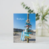ココアビーチ ティキ トーテム 感謝のポストカード ポストカード (スタンド正面)