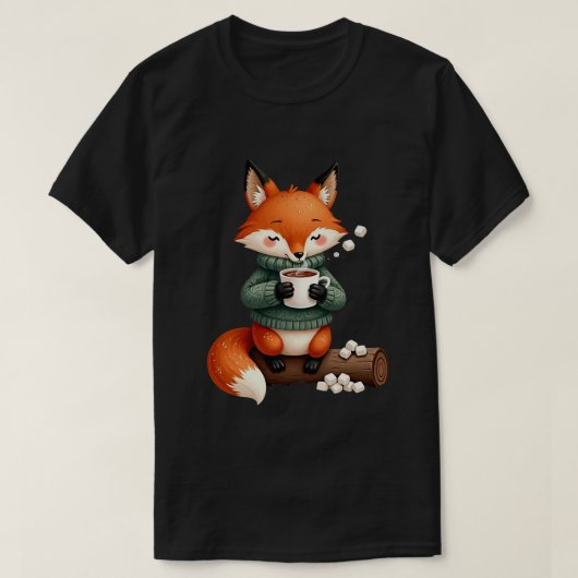 ココアフォックス Tシャツ (デザイン正面)