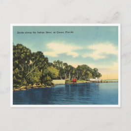 ココアフロリダインディアン川ヴィンテージ ポストカード