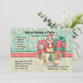 ココアペンギン冬パーティー 招待状 (スタンド正面)