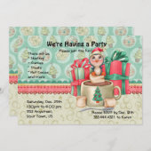 ココアペンギン ウィンターファンパーティー 招待状 (正面/裏面)