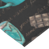 ココアマーシュマロ熱いチョコレートキャンディ冬 テーブルクロス (アングル)