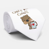 ココア休日の間熱狂するな男の子くま ネクタイ (ロール)