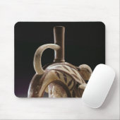 ココア木に上っているカエルの陶器の容器 マウスパッド (マウス)