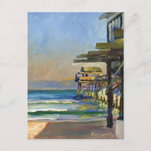 ココア桟橋はがき ポストカード (正面)