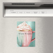 ココア金ゴールドピンクミントウィーズ紙吹雪スパークル マグネット (インサイチュ (食洗機))