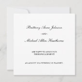 ココア・アクセン結婚トの婚約 案内状 (裏面)