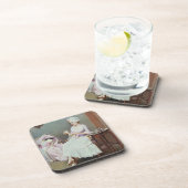 ココア(キャンバスの油) コースター (右側)