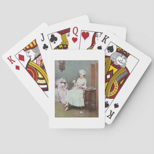 ココア(キャンバスの油) トランプ (裏面)