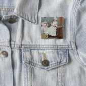 ココア(キャンバスの油) 缶バッジ (インサイチュ)