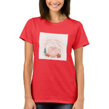ココア、クッキー、やすらぎ 〜 パステル クリスマスTシャツ