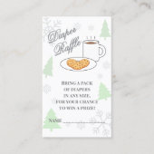 ココア&クッキー ベビーシャワー おむつラッフル エンクロージャーカード (正面)