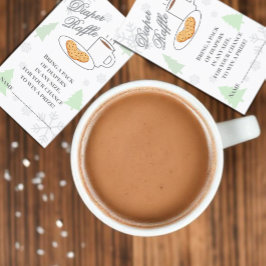 ココア＆クッキー ベビーシャワー おむつラッフル エンクロージャーカード