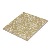 ココア&クリームダマスク タイル (側面)