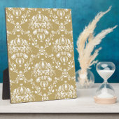 ココア&クリームダマスク フォトプラーク (側面)