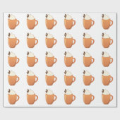 ココア ラッピングペーパー (フラット)