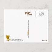 ココア - ヴィンテージイラスト ポストカード (裏面)