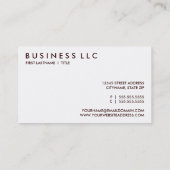 ココア 名刺 (裏面)