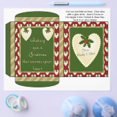 ココア、紅茶、サイダーパケット休日クリスマスの好意 チラシ (シングル)