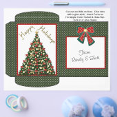 ココア、紅茶、サイダー パケット 冬のクリスマス ギフト チラシ (シングル)