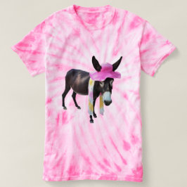 ココアDonkey Gets Hip絞り染めのママ Tシャツ