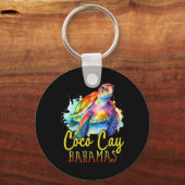 ココカイバハマシーカラフルタートルファミリーバカティ キーホルダー (正面)