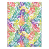 ココカラフルンツスタイルのヤシの葉のパターン テーブルクロス (正面)