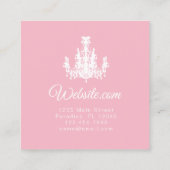 ココシャンデリアの色の変更 – スクエア名刺 (裏面)