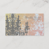 ココシャンデリア色/紙/形状オプション –  名刺 (正面)