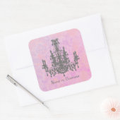 ココシャンデリア – 色/形/サイズの変更 スクエアシール (封筒)