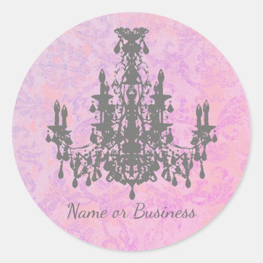 ココシャンデリア – 色/形/サイズの変更 ラウンドシール (正面)