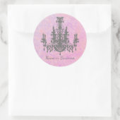 ココシャンデリア – 色/形/サイズの変更 ラウンドシール (バッグ)