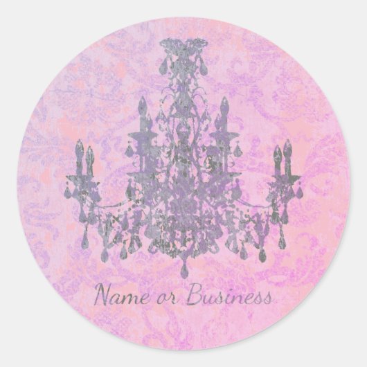 ココシャンデリア – 色/形/サイズの変更 ラウンドシール (正面)