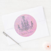 ココシャンデリア – 色/形/サイズの変更 ラウンドシール (封筒)