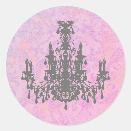 ココシャンデリア – 色/形/サイズの変更 ラウンドシール (正面)