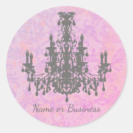 ココシャンデリア – 色/形/サイズの変更 ラウンドシール (正面)