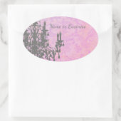 ココシャンデリア – 色/形/サイズの変更 楕円形シール (バッグ)