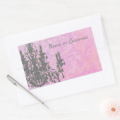 ココシャンデリア – 色/形/サイズの変更 長方形シール (封筒)