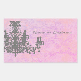 ココシャンデリア – 色/形/サイズの変更 長方形シール