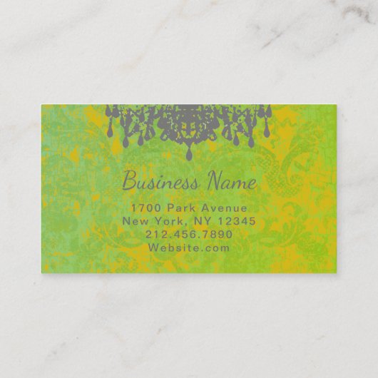 ココシャンデリア – CHANGE COLOR名刺 名刺 (裏面)