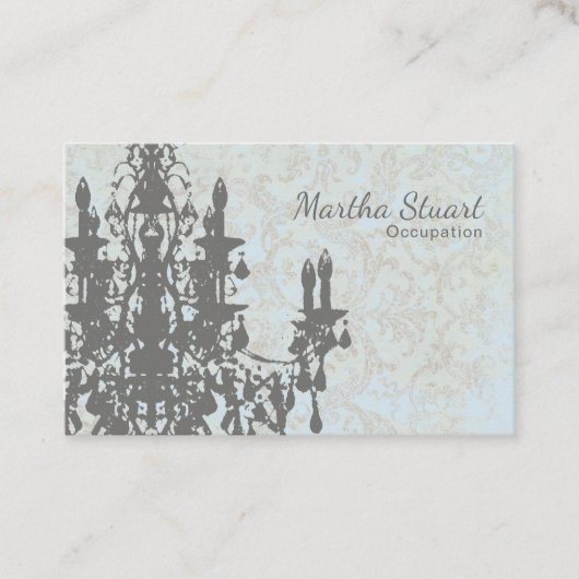 ココシャンデリアCOLOR/紙/SIZEオプション – ヨーロッパ 名刺 (正面)