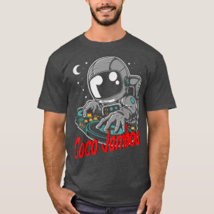 ココジャンボ宇宙飛行士遊のCartoonのDj Tシャツ