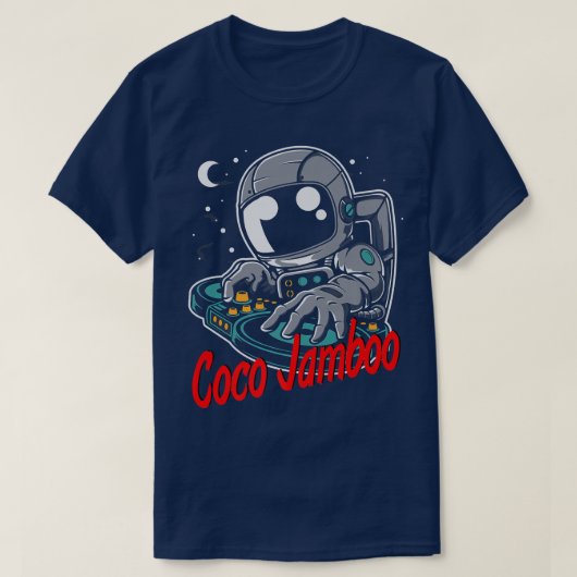 ココジャンボ宇宙飛行士遊漫画のDjプレミアムT- Tシャツ (デザイン正面)